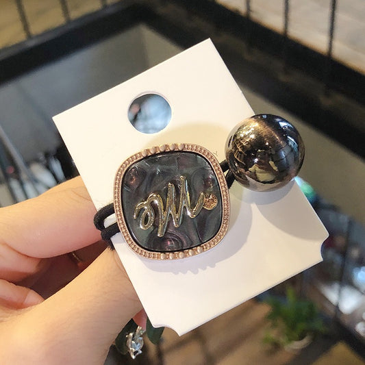 Women's hair band Korean high-end hair band that does not damage the hair, shell bright daily personality