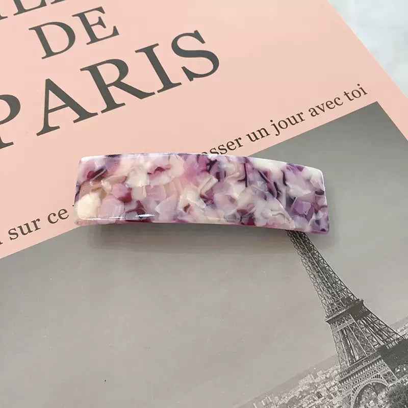 Women's Dopamine Spring and Summer Elegant Simple Clip Floral Hair Clip