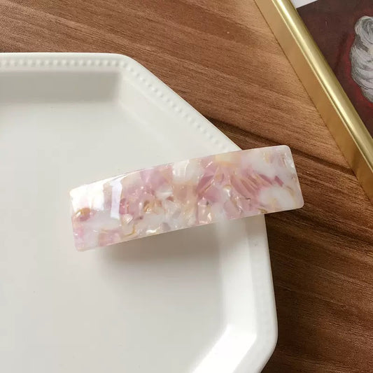 Women's Dopamine Spring and Summer Elegant Simple Clip Floral Hair Clip